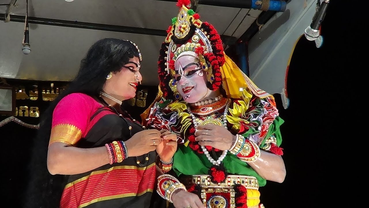 Yakshagana -- Shri Krishna Parijatha - 12 - Kannadikatte - Sampaje - Hiliyana