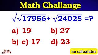 99% Fail This Nested Square Root Problem | Math Olympiad Challenge | No Calculator