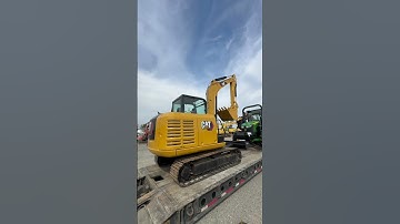 Mini Excavator.  #mrbey00 #load #dozer #texas #trailer #trucking #short #videos #cat #caterpillar