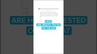 Sat Practice Test 4  Module 1  Question 11 shorts math algebra lines sat