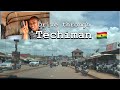 Drive through TECHIMAN TOWN || The Most Busiest Town in South Ghana West Africa