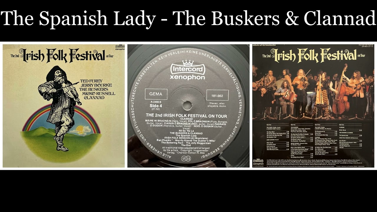 Various - The 2rd Irish Folk Festival on tour - 25 The Spanish Lady - The Buskers & Clannad