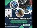 Sun info services computer laptop sales  servicescctv biometric networking amc