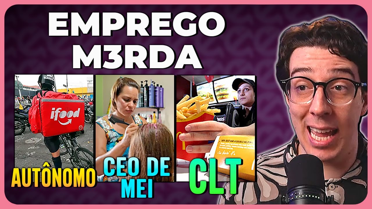 O MERCADO DE TRABALHO BRASILEIRO É UMA PIADA