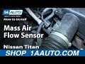 How to Replace Mass Air Flow Sensor 2004-15 Nissan Titan