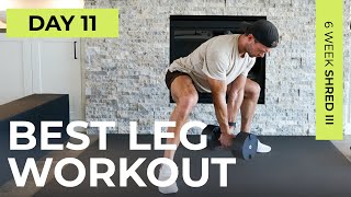 Day 11: 30 Min DUMBBELL LEG WORKOUT [Slow & Controlled + Partials] // 6WS3