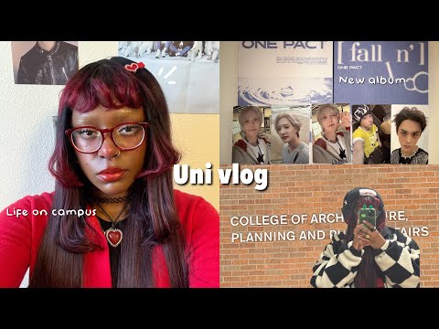 Uni Vlog: student life on campus, going to classes, new album, yapping.