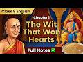 Class 8 English Chapter 1 | The Wit That Won Hearts | Full Chapter Explanation + Notes |  NCERT