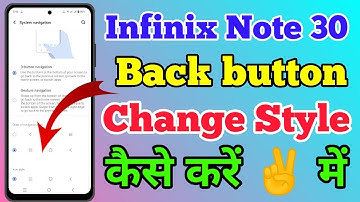 Infinix Note 30 5g Back Button Ko Kaise Change Kare // How To Navigation Button Change On Infinix