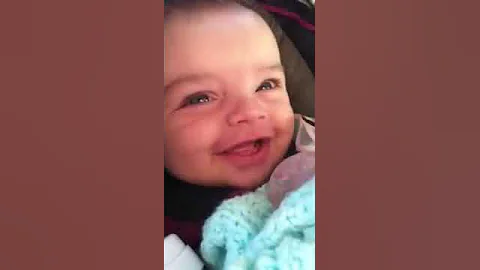 Baby smiling