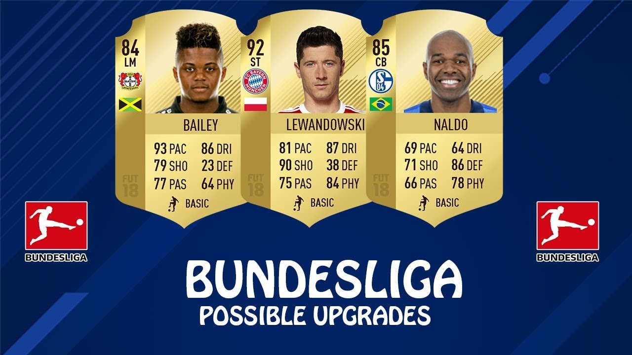 FIFA 19 | POSSIBLE BUNDESLIGA UPGRADES | w/ Lewandowski, Naldo & Bailey