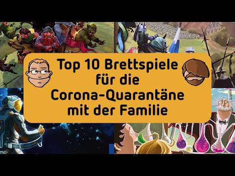 Top 10 Brettspiele für die Corona-Quarantäne mit der Familie