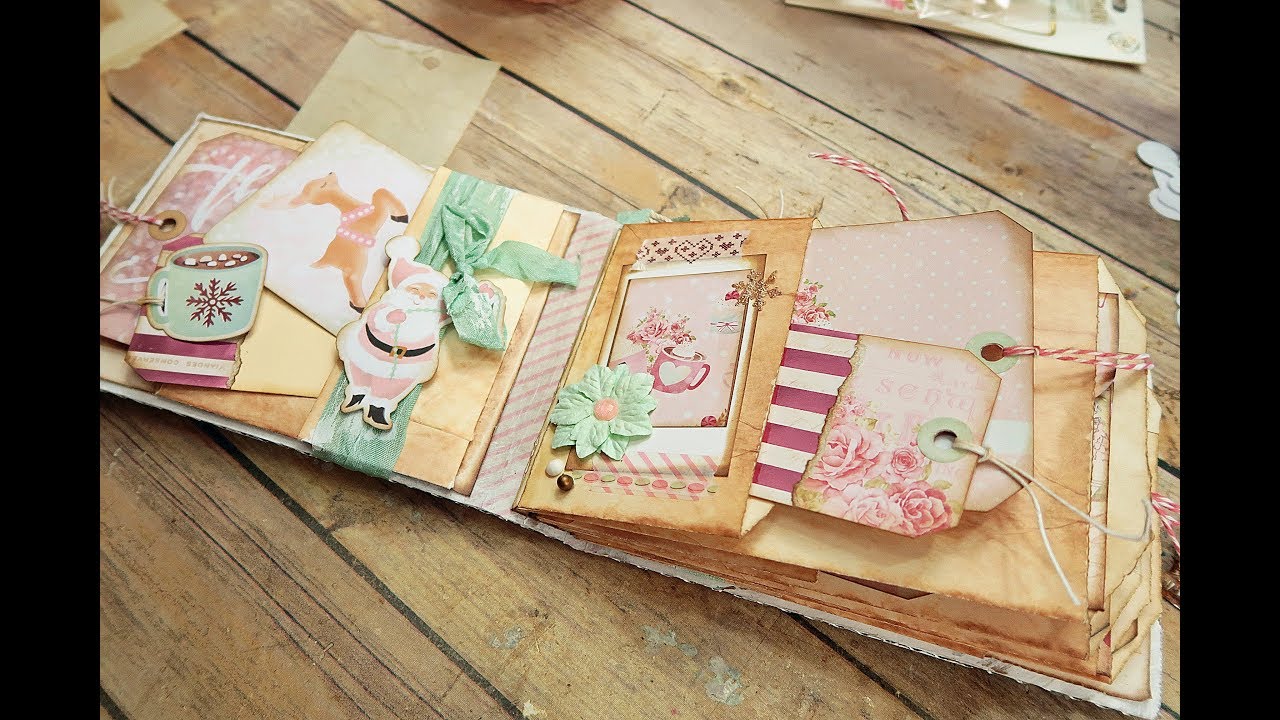 Embellishing the Pages & Tags Part 1~Glassine Bag~Santa Baby~#4 by jenofeve designs