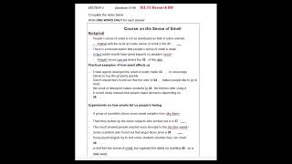 Course on the Sense of Smell part 4 on 23 11 2023 actual listening question