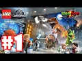 LEGO JURASSIC WORLD | EPISODE 1 - DON&#39;T HOLD A SAUSAGE BY A RAPTOR CAGE! | GAMEPLAY WALKTHROUGH