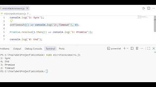 JavaScript Event Loop Core Mechanism: Microtasks vs Macrotasks Demo