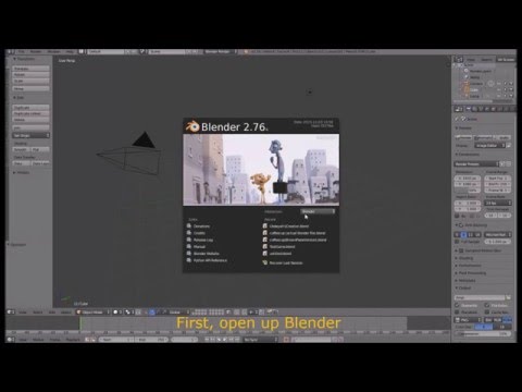 How to open an image in Blender