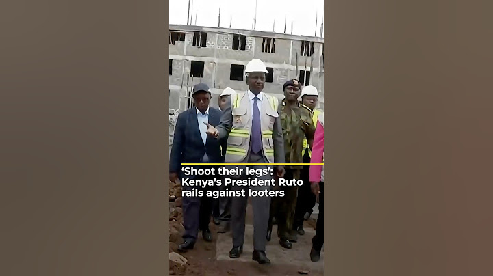 ‘Shoot their legs’: Kenya’s President Ruto rails against looters | AJ #shorts