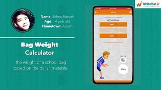 Bag Weight Calculator: Student App | Whitehat Jr screenshot 4