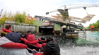 High-speed Jetboat Ride INSIDE a Theme Park Stunt Show | Kitt SuperJet | Movieland Italy