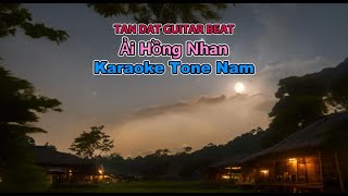 (Karaoke Tone Nam) Ải Hồng Nhan - Cần Vinh X Lee Ken Guitar Solo Beat Acoustic | Tan Dat Guitar Beat