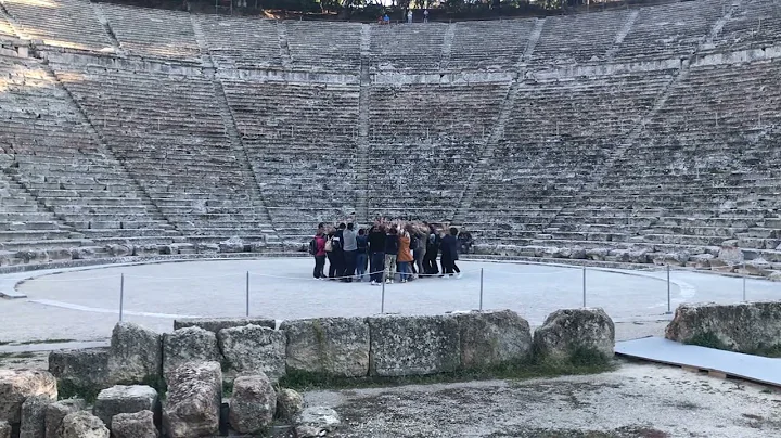 Acoustics at the Ancient Theatre of Epidaurus (Θέατρο της Επιδαύρου), Sanctuary of Asclepius.