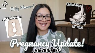 PREGNANCY UPDATE: 26-29 Weeks Pregnant! | Ultrasound Results, Glucose Test, Baby Shower + MORE!