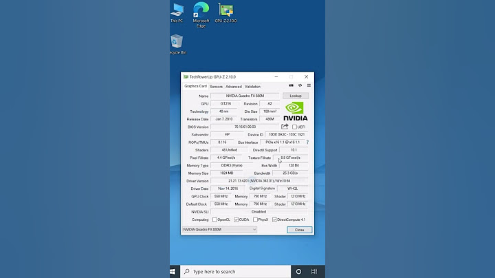 how to see your graphics cards information using GPUz