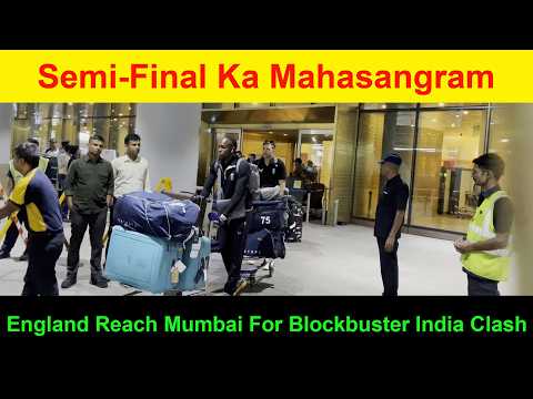 England Reach Mumbai For Blockbuster T20 WC 2026 Semis vs India