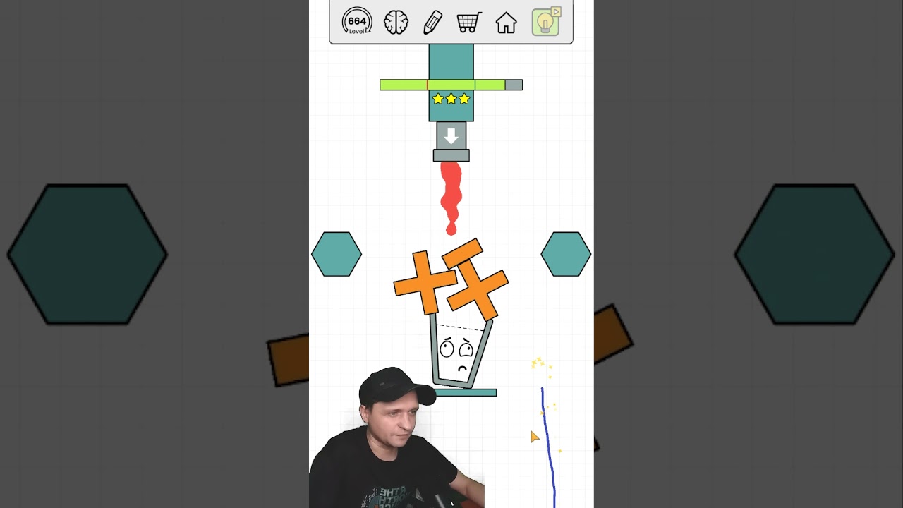 Нельзя такое рисовать Happy Glass level 663- 665