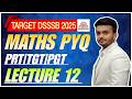 DSSSB MATHS