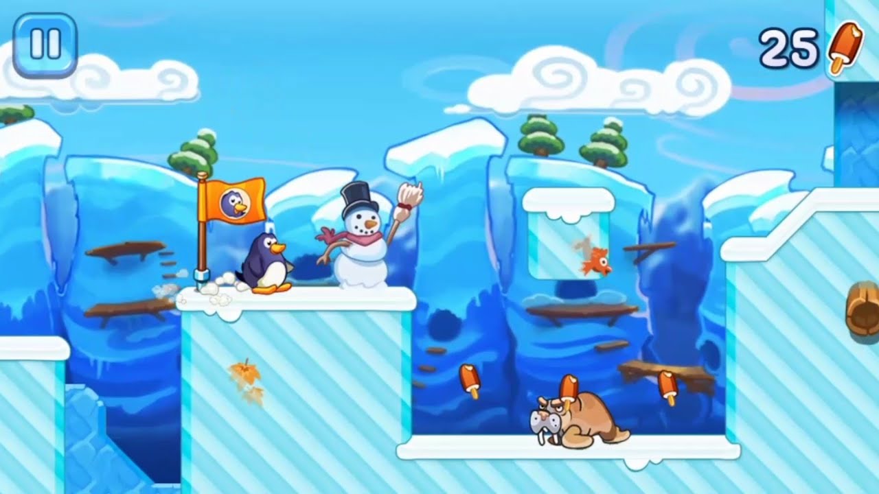 Hopping Penguin Gameplay