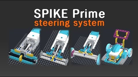 # Lego Spike Prime steering system instructions