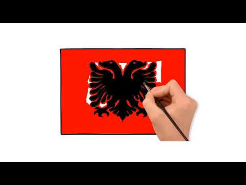 Video: Si Të Vizatoni Një Flamur