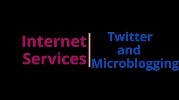 Internet Services | Twitter and Microblogging