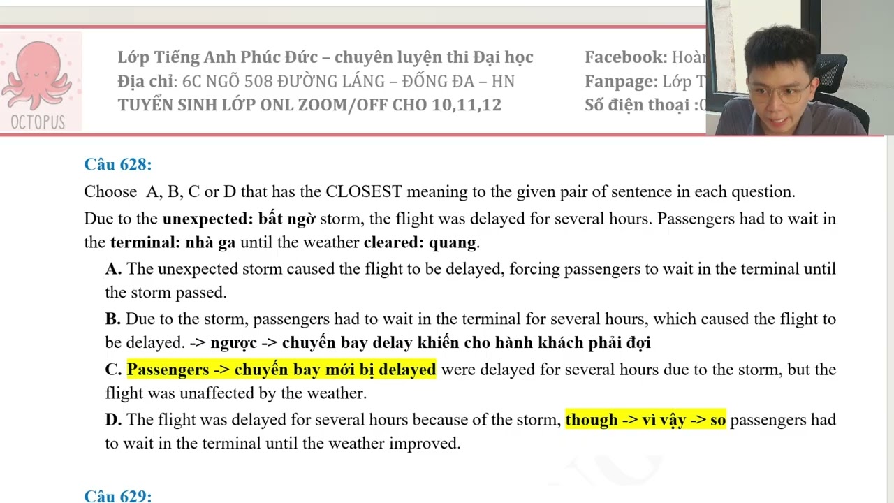 CHỮA ĐỀ THI THỬ TIẾNG ANH HSA 2026 SỐ 1 - PHẦN 2
