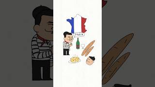 French stereotypes  #france #history #facts #america #animation