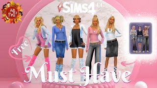 The Sims 4 CC Review 🍂 RIMINGS 🍂 Cozy Casual Style 🍂 Fall by Pinki