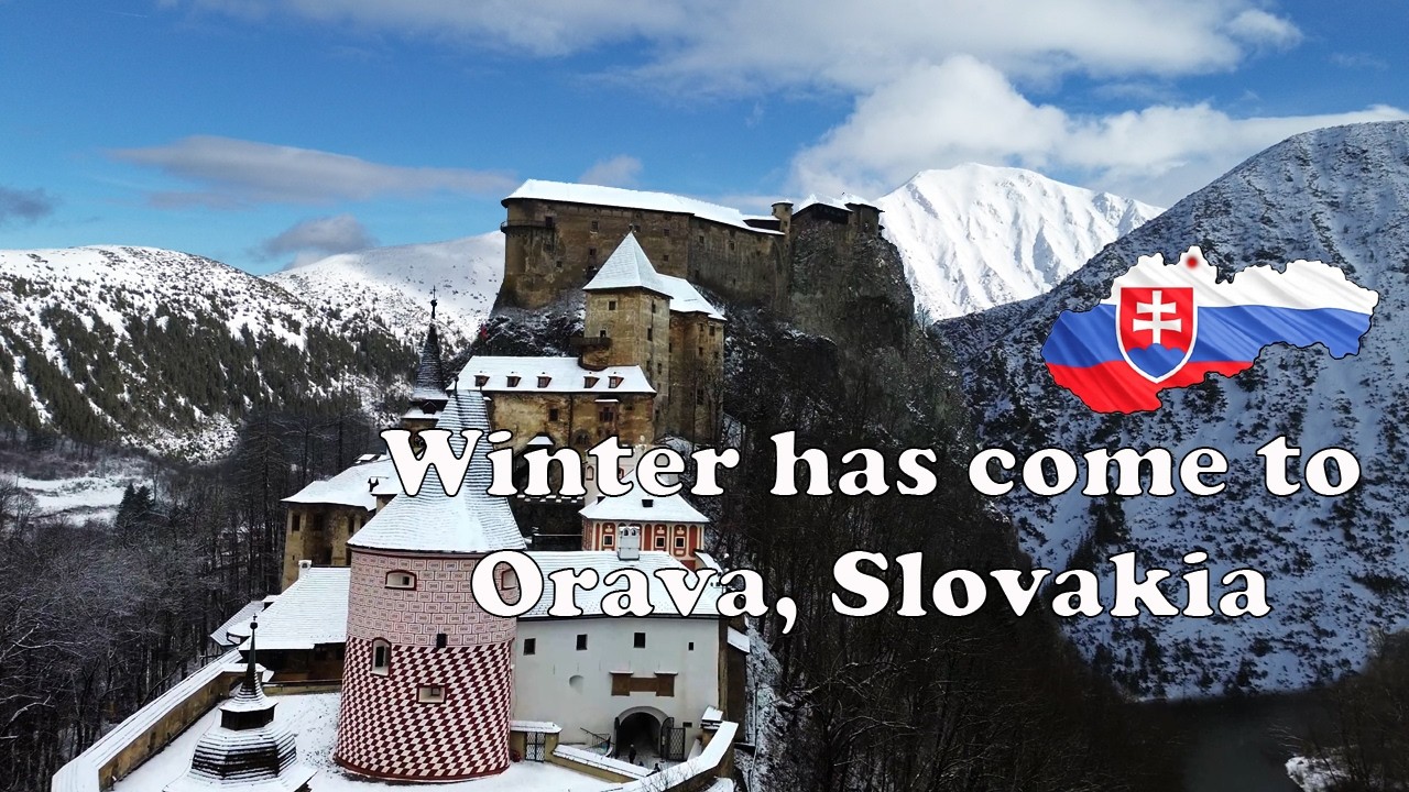 Zima na Orave | Winter in Orava, Slovakia ❄️ | Snowy Tatras, Orava Castle & Frozen Lake (Drone Film)