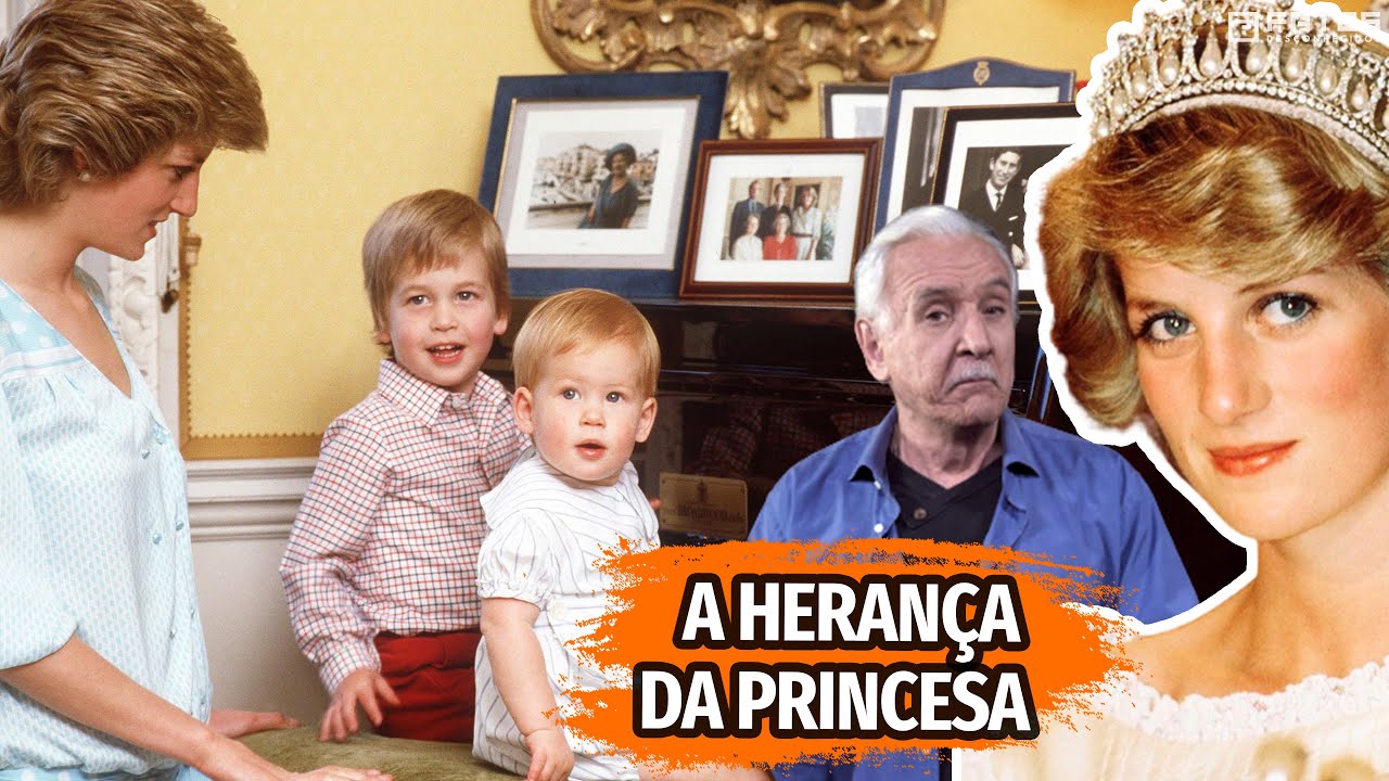 O que a princesa Diana deixou para os filhos em seu testamento?