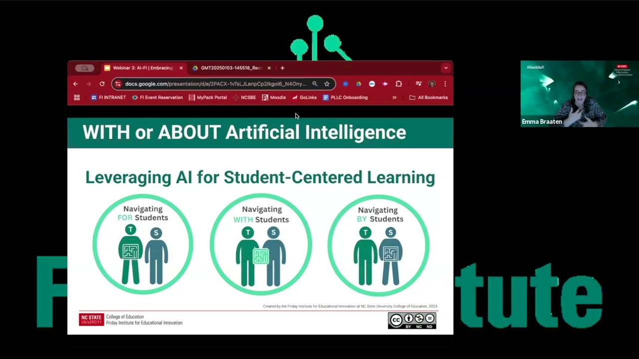 AI with the FI: From Insight to Innovation in Higher Education (Embracing the Now)