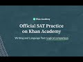 Logical Comparison  | Writing and Language test | SAT | Khan Academy