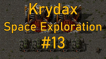 Factorio 1.1 Space Exploration #13 - Improved nuclear, solar power , and planning for cargo rockets!