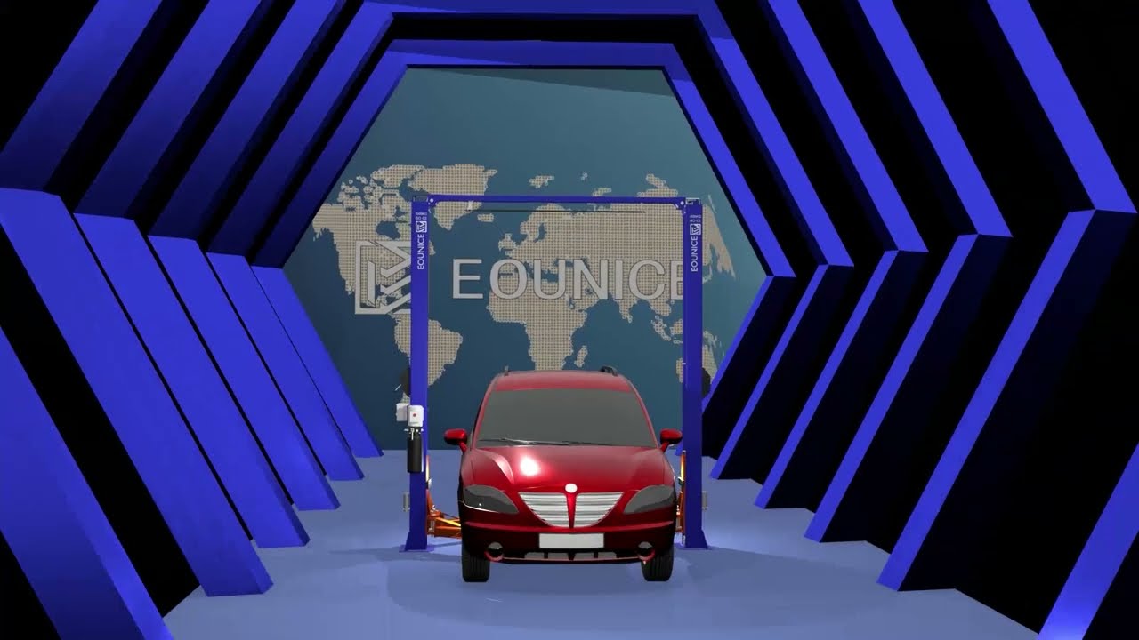 ON7214-DTK, our powerhouse 4.5-ton clear floor asymmetric car lift with direct drive!