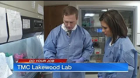 Do Your Job: Gina scrubs up with the scientists at...