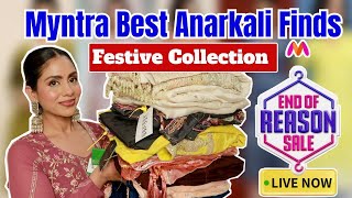 Best Myntra Anarkali Finds for Festivals & Family Functions ✨#anarkali #myntra #sale 