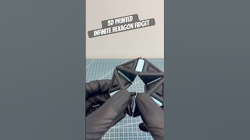 3d Printed Infinite Hexagon Fidget #3dprinting #toys #trending
