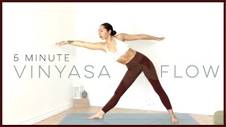 5 Minute Yoga | Vinyasa Yoga Flow | Yoga With Bird