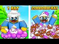 I Washed 2,000,000 Rats And Made 10 Billion Cash! - Rat Washing Tycoon Roblox