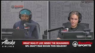 What was it like inside the Seattle Seahawks NFL Draft war room this season?